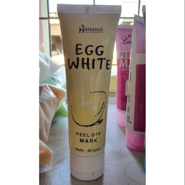 Egg White Hanasui peel off mask