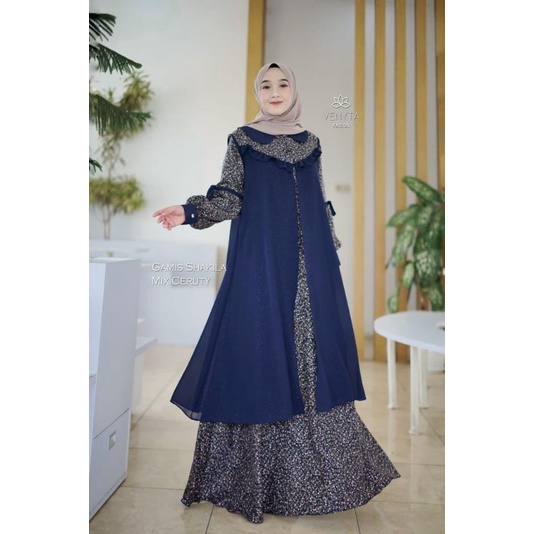 gamis shakila mix ceruty