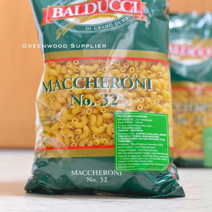 

PASTA-ANEKA- BALDUCCI PASTA MACCHERONI / MAKARONI / MACARONI (500G) -ANEKA-PASTA.