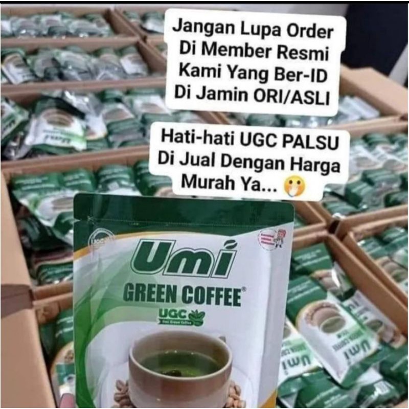 

UGC umi green cofee 100% ORI