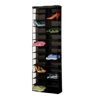 Just 26 Pocket Shoe Storage Rack Hanging Bag Behind The Door Home Accessories Shopee Indonesia