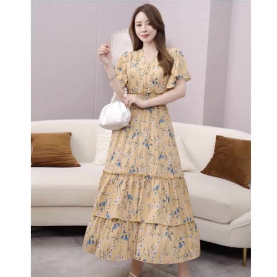 OFFICE CASUAL MIDI DRESS KARET ALL SIZE NEW COLLECTION BEST SELLER