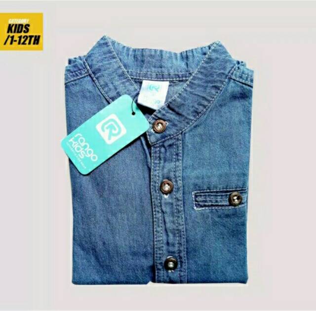 Kemeja Denim Anak Laki 1 - 10 tahun Oshkosh/Rongo