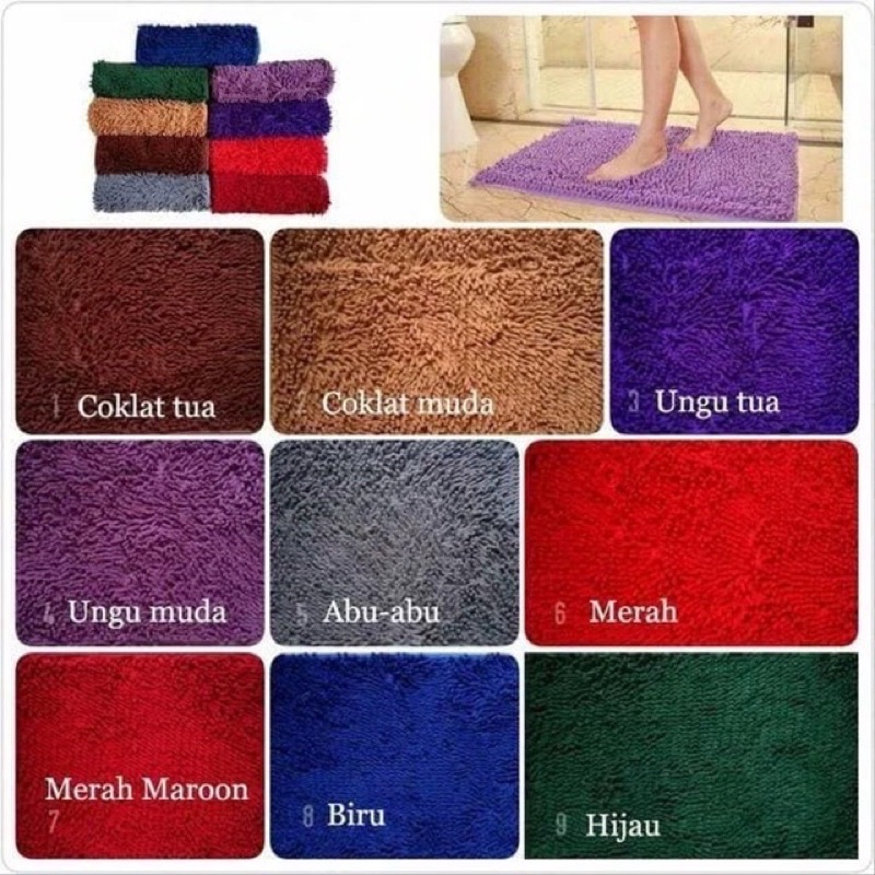 Keset Cendol Murah / Keset kaki cendol