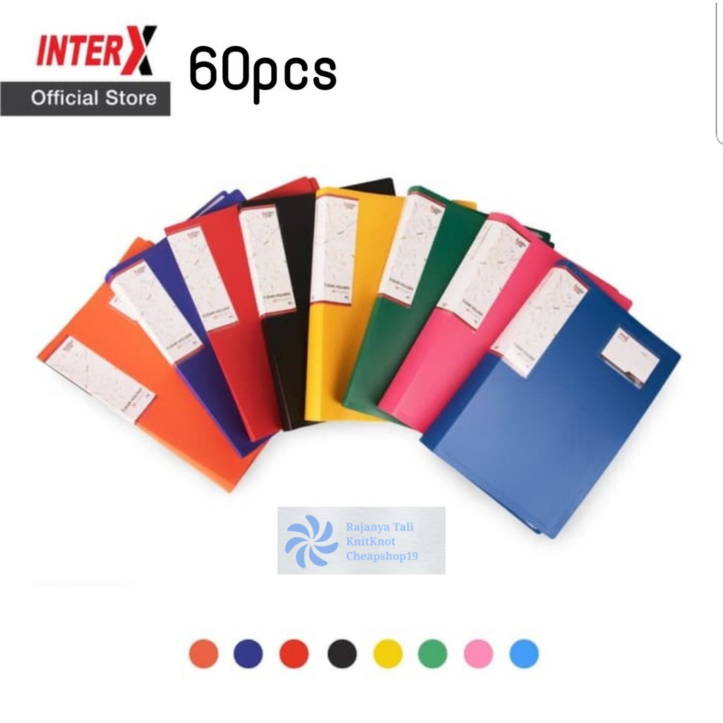 

Clear holder 60 / Dokumen Keeper Pocket folio (F4) INTER X Folder One