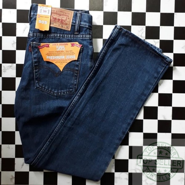 (Celana Murah) Celana Jeans Panjang Pria Basic Big Size Jumbo Wrengler Levis |DXT