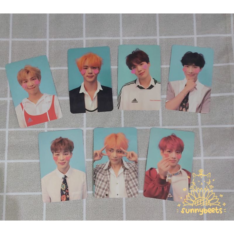 [READY STOCK] Photocard PC BTS Answer Ans F Lope Jin Seokjin Jimin Jungkook JK