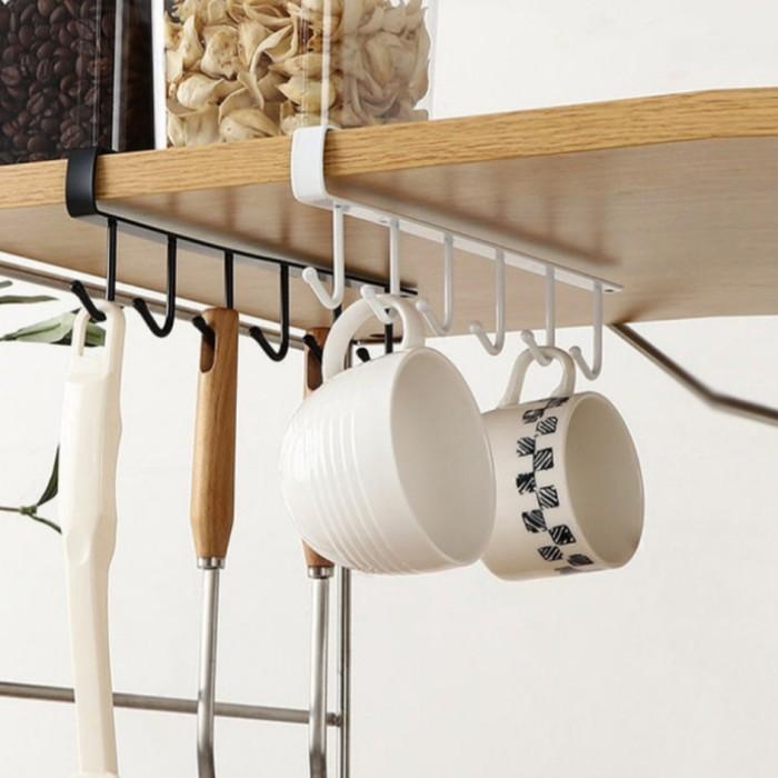 Rak Gelas / Rak Gantung / Gantungan Gelas / gantungan serbaguna dapur kamar gelas sendok portable se