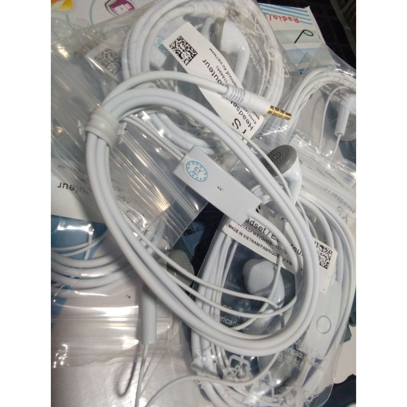 Handset handfree Hf Samsung J1 Ace Vietnam kabel lebbih tebbal