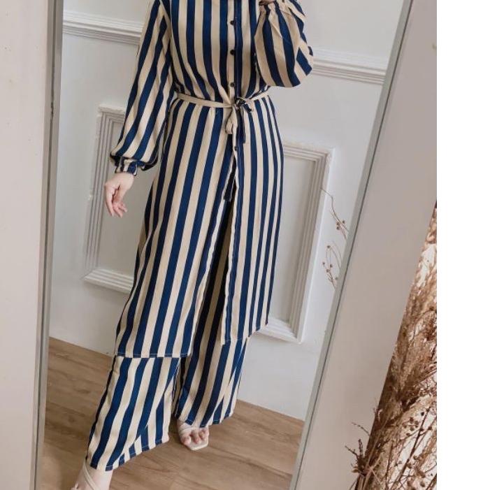 ▼ Setcel long tunik jumbo galisa XXL Ld 120 / Setelan salur long tunik jumbo / One set galisa salur