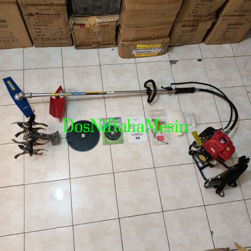 Mesin Potong Rumput Firman 4 tak 4 Mata Pisau Multifungsi