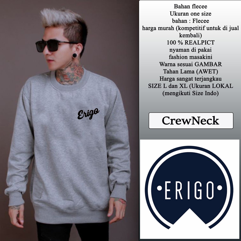 Sweater Pria Deas Off White Beludru Panas Musim Gugur Berkerudung Dingin Remaja Memakai-CN ERIGO KCL MISTY