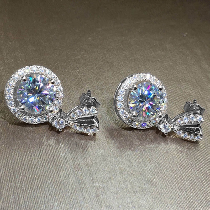 Fancyqube Anting Stud Bentuk Hati Bulat Besar Warna Emas Untuk Wanita