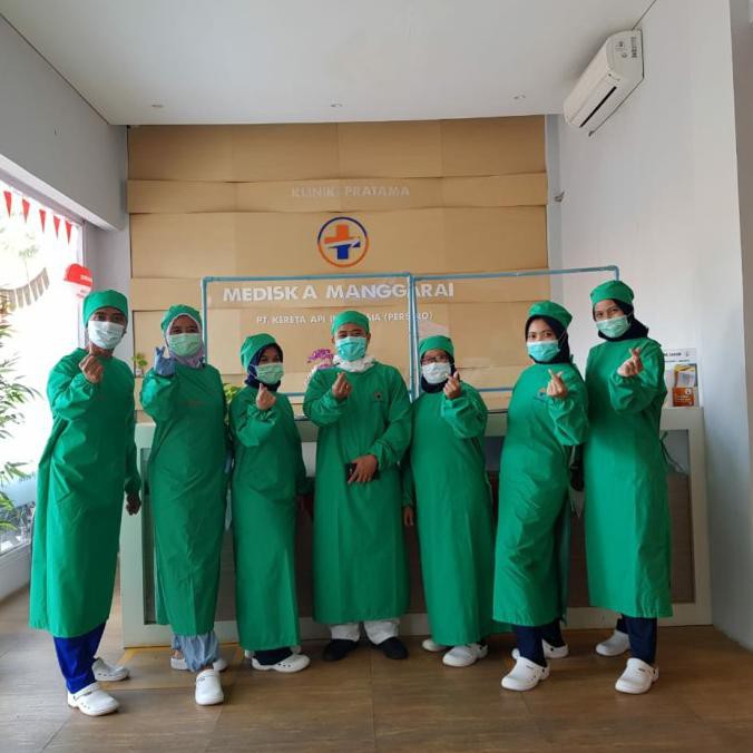 Baju medis Surgical Gown ( APD Level 2 )