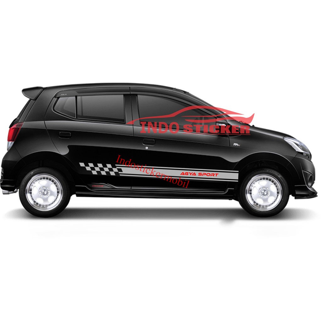 Sticker mobil stiker mobil agya ayla stiker list body mobil agya ayla termurah