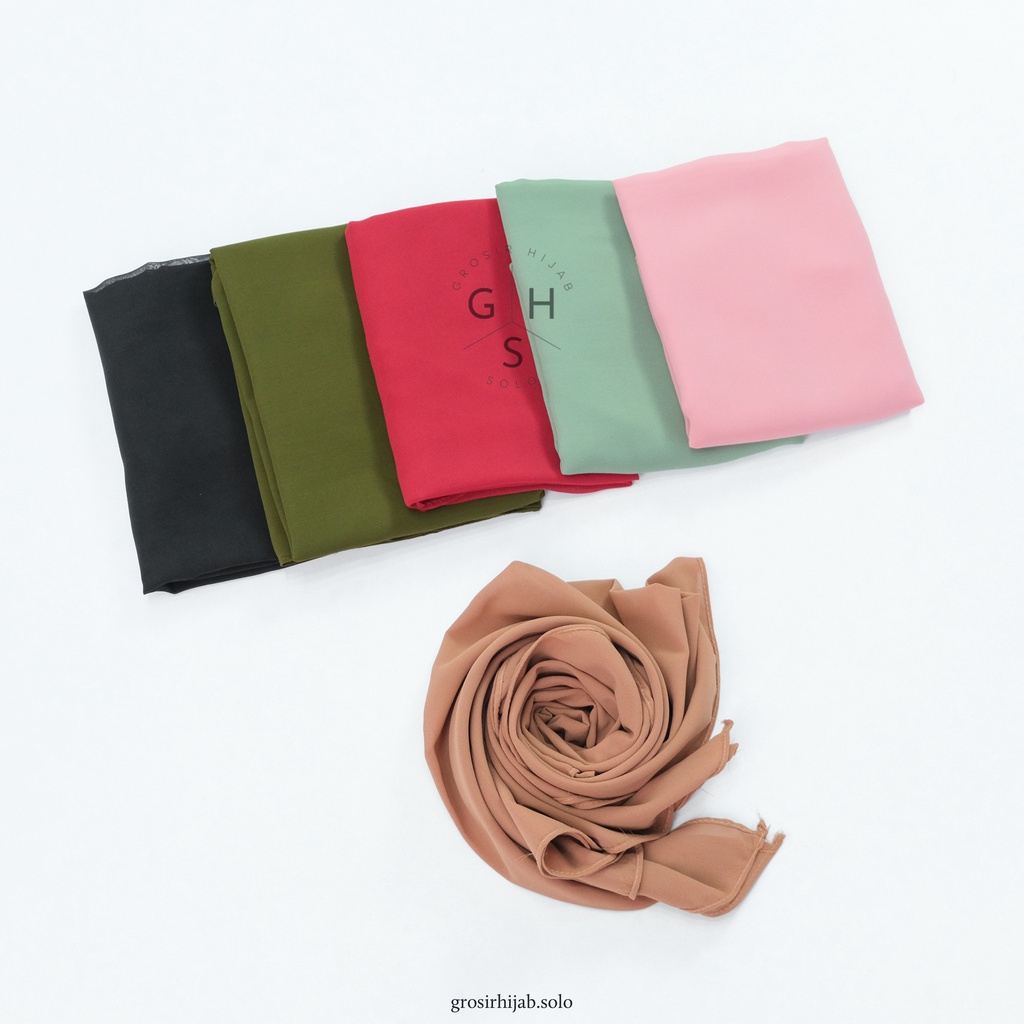 (KJI) HIJAB PASHMINA SHAWL OVAL MALAYSIA JILBAB INSTAN