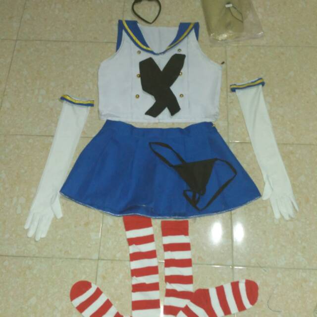 Fulset Shimakaze Kantai Collection Costume Cosplay Set