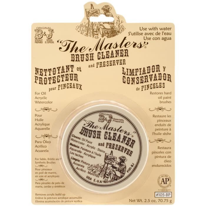 

The Masters Brush Cleaner Presever / BrushCleaner 2.5 oz