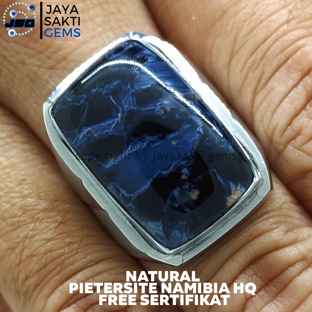 Natural Batu Permata Pietersite Namibia HQ Free Sertifikat