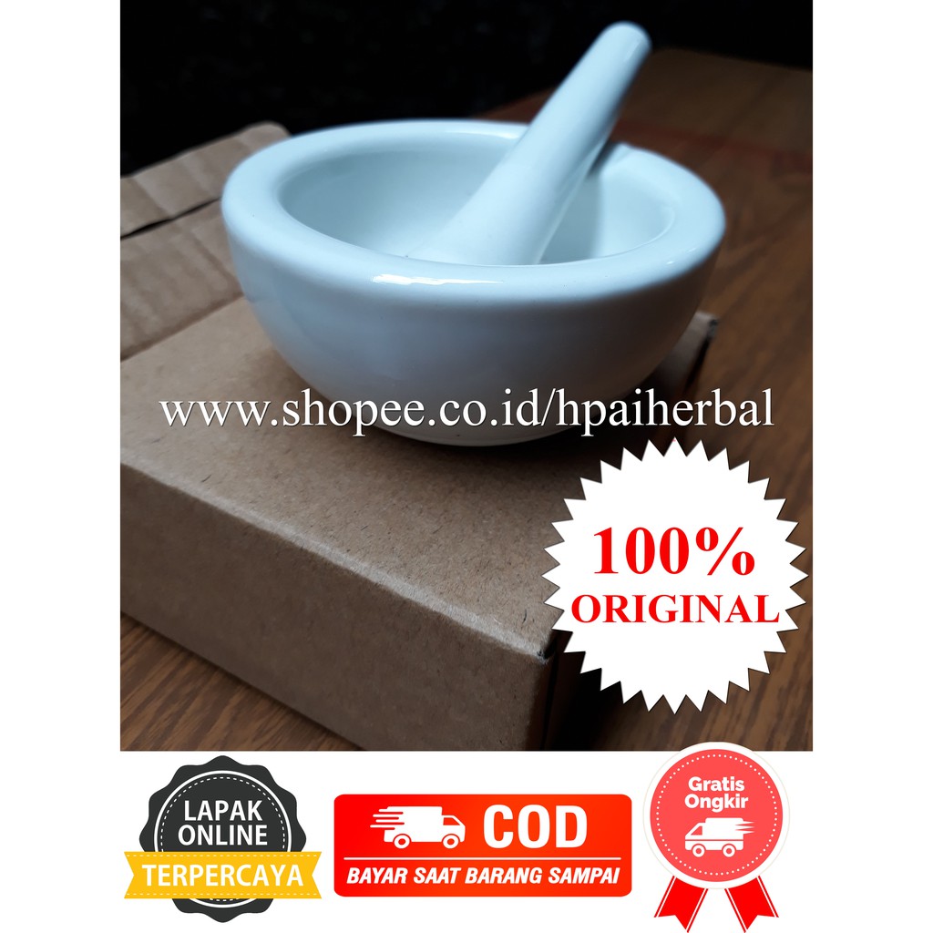 Mortar Penumbuk Obat / Alat Penumbuk Obat / Tumbuk Obat