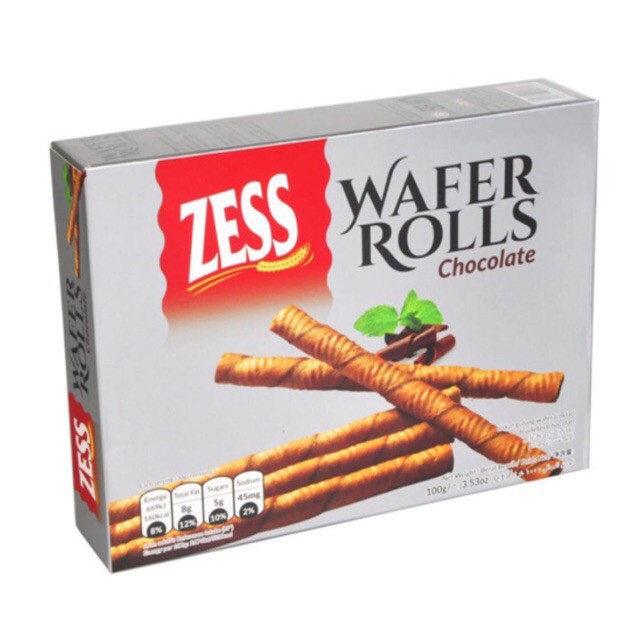 

Zess Roll Wafer Royal Chocolate 100 gram