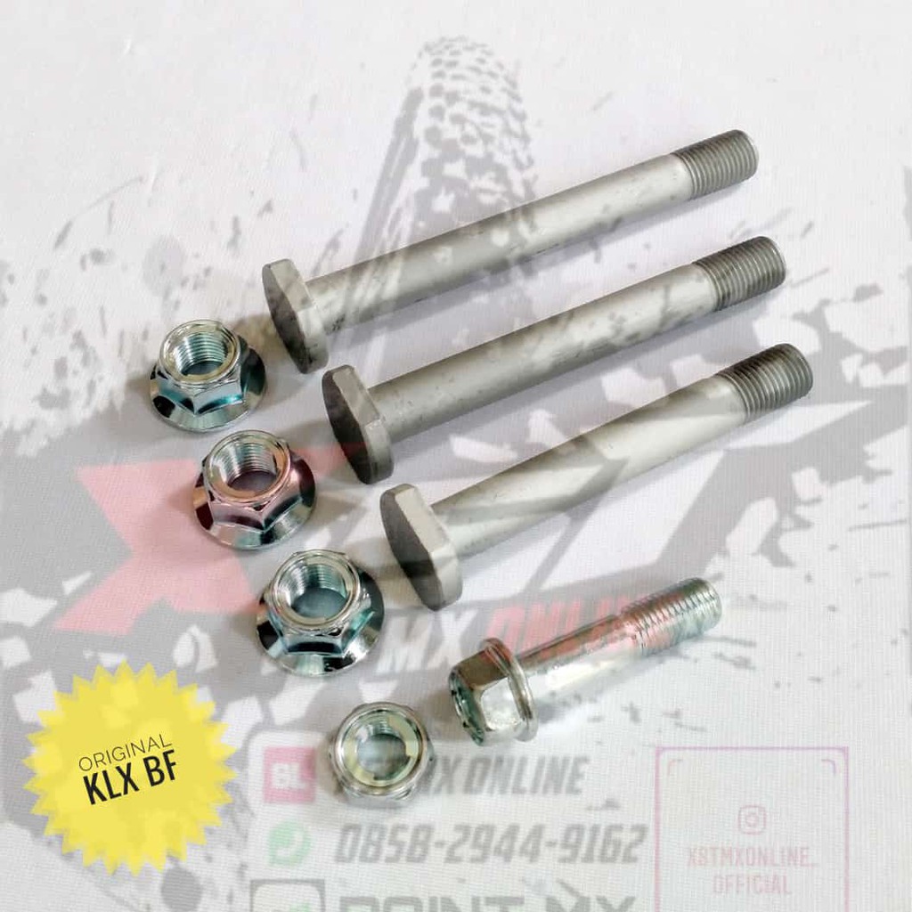 Baut unitrack klx 150 dan mono klx lengkap mur