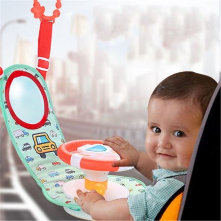 Mainan Setir-Setiran stir mobil Anak Bayi / HUANGER EASIER DRIVE BABY CAR TOY