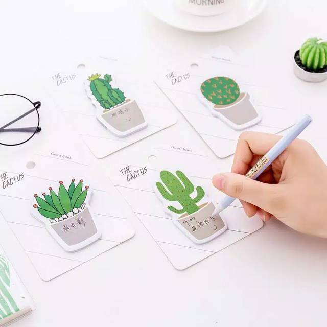 

Sticky notes Green Cactus