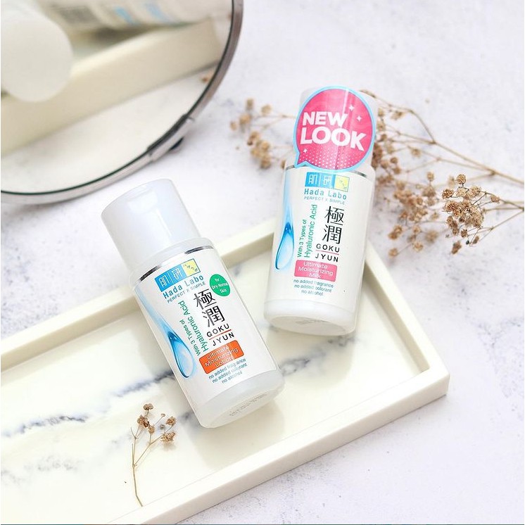 Hada Labo GOKUJYUN Series Lotion Face Wash Cleansing Oil