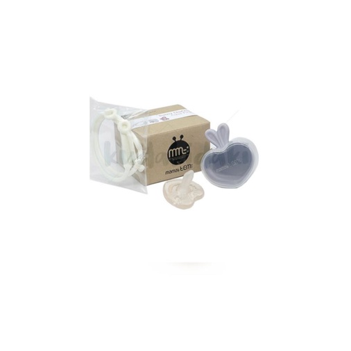 Mama's Tem Bunny ChuChu Silicone Pacifier with Case and Strap Empeng Preloved