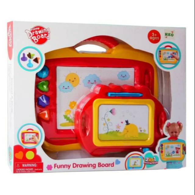 

Mainan Papan Tulis Magnet Berwarna