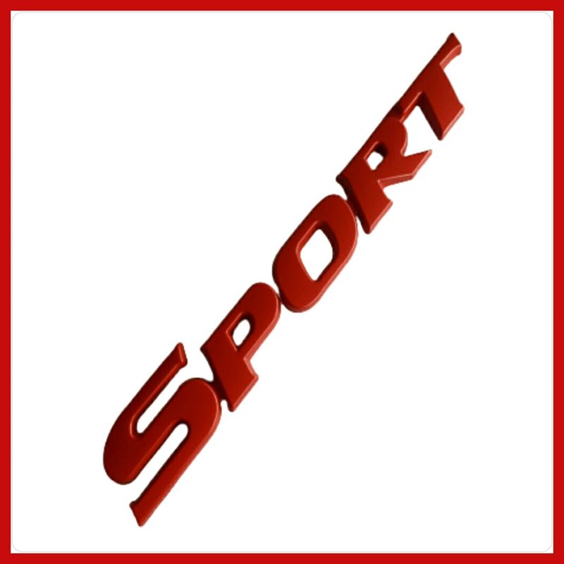 Emblem Logo Tulisan Sport