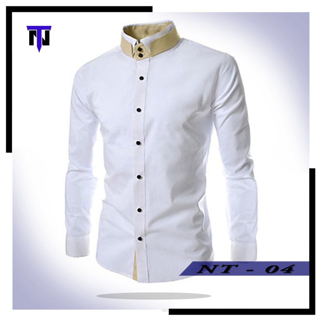 Kemeja pria Toretto Lengan panjang kemeja casual style pria harga grosir NT04