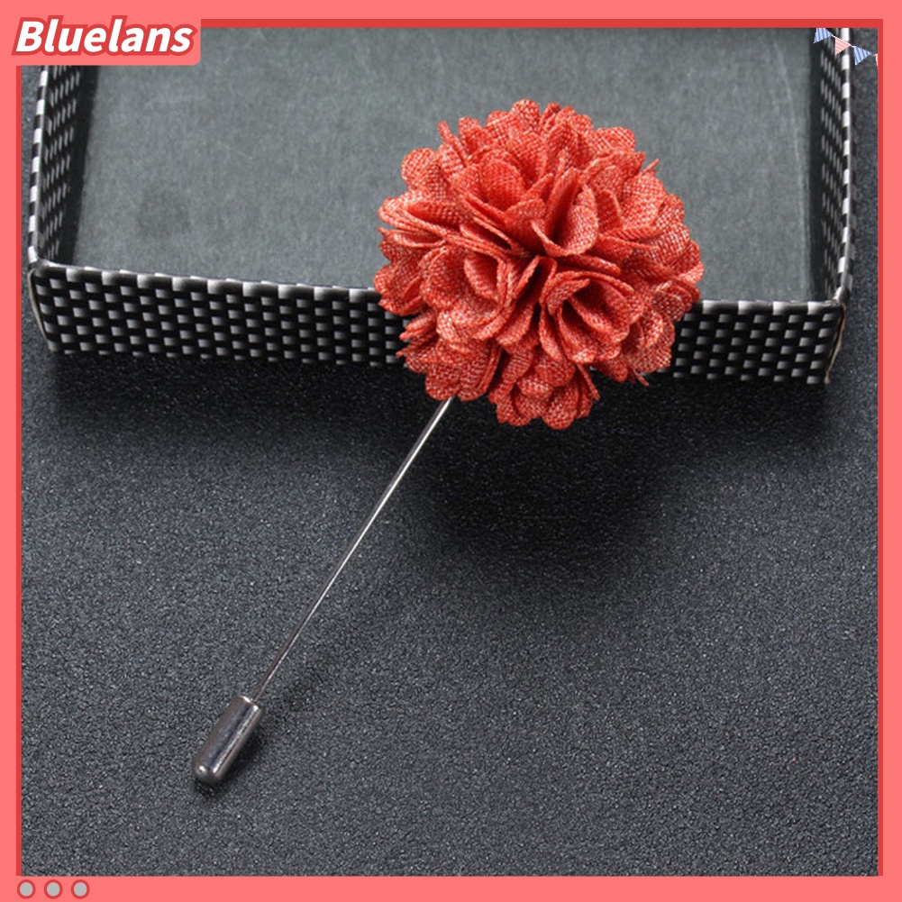 Bluelans Men’s Suit Tuxedo Flower Lapel Stick Pin Brooch Wedding Party Prom Accessory