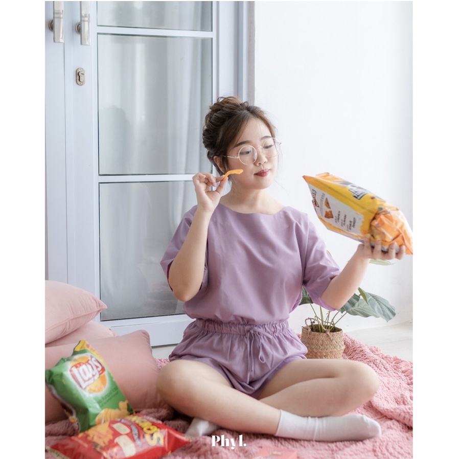 Phyl Sooah Set Model Baju Top Celana Bottom Cantik PH004