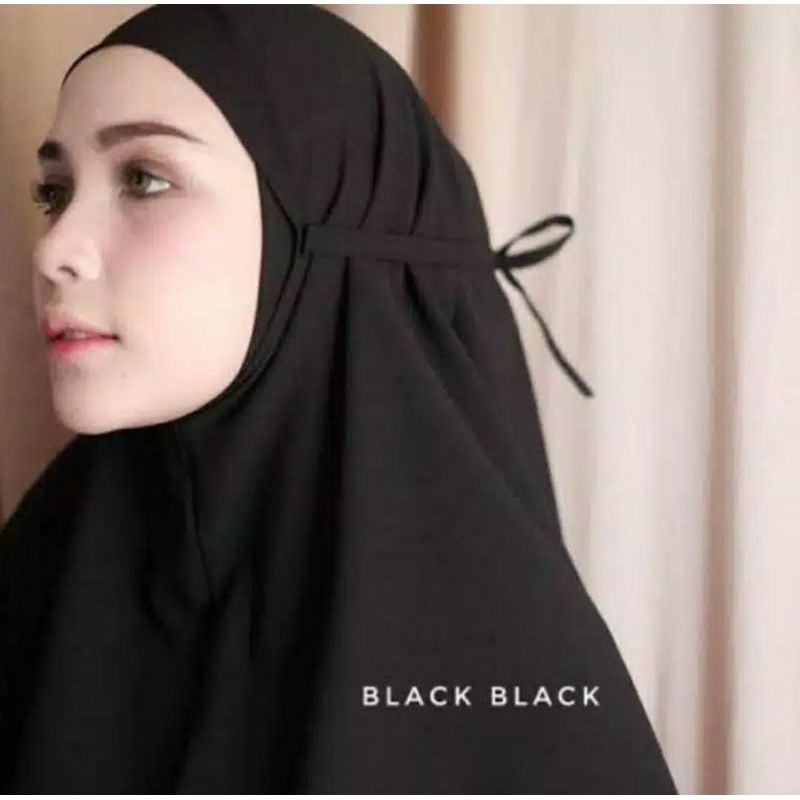 BERGO MARYAM NON PET TALI KHIMAR INSTAN DIAOMOND HIJAB