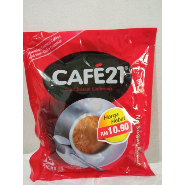 

cafe 21 coffee mix 2in1 (tanpa gula)