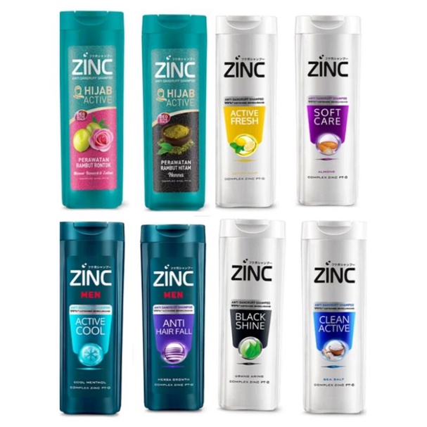 (340 ml) zinc shampoo botol besar