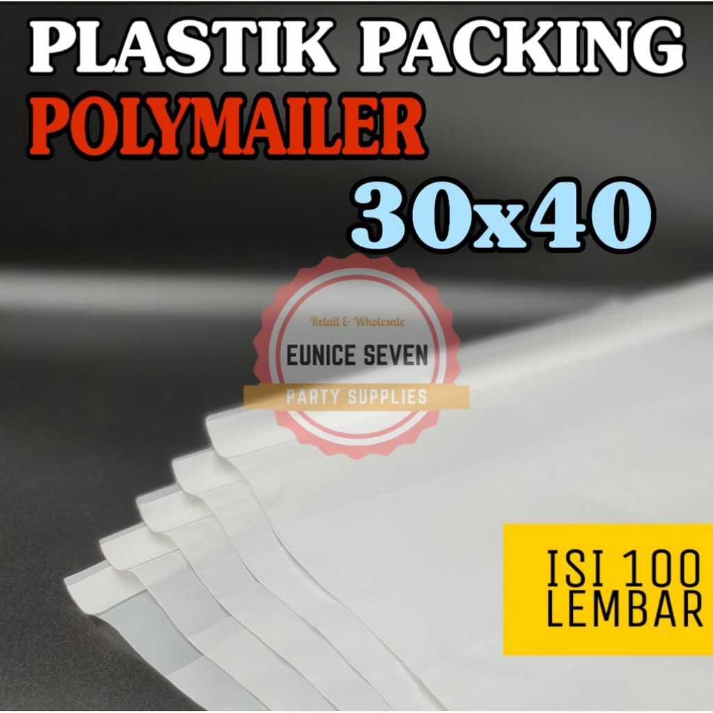

Plastik Polymailer 30x40 isi 100 Plastik Online Shop