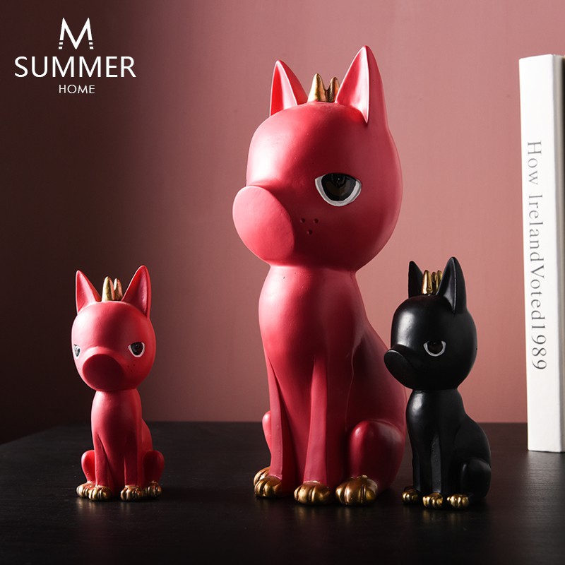 Nordic ins angin kreatif rumah ruang tamu teras hyena hewan