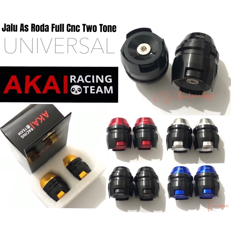 Jalu As Motor Jalu As Roda Full CNC Two Tone Universal Buat Semua Motor Bisa