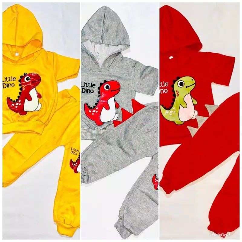 SETELAN HOODIE DINO ANAK LAKI-LAKI IMPORT SET BAJU SWEATER JOGER ANAK LAKI LAKI TERLARIS