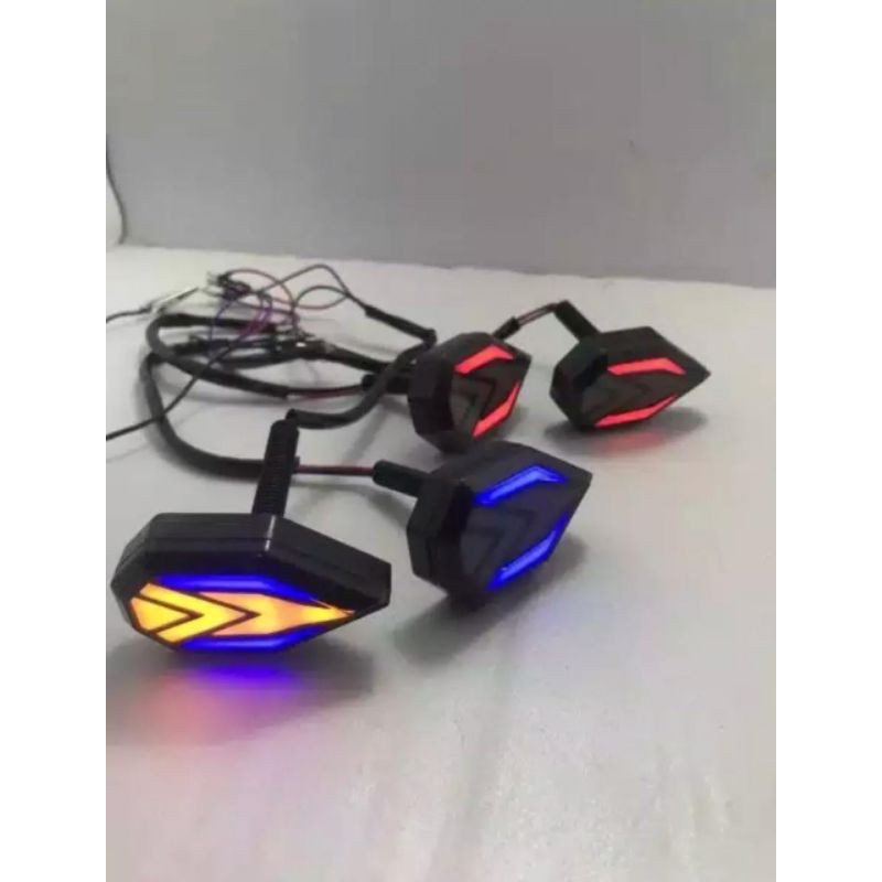 SEN TEMPEL FAIRING LED IRON MAN NINJA VIXION R15 R25 CB150 CBR