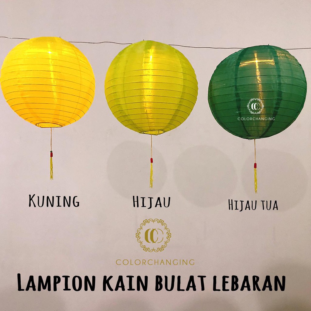 

Lampion KAIN bulat OUTDOOR 45 cm lebaran idul fitri masjid lebaran