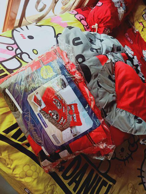 Bedcover + Sprei Rumbai California 180x200 King Size 180 Mickey Classic Bc 180 - Tikus Hitam