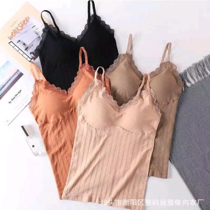 Bra tanktop wanita/Pakaian Dalam Wanita/Bra renda tanktop Wanita