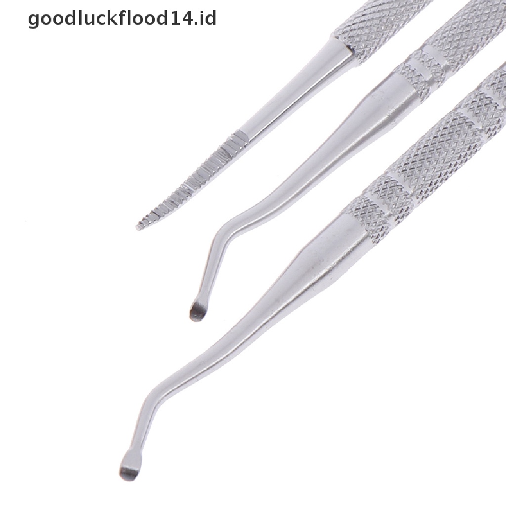 [OOID] 3pcs/set Ingrown Toe Nail File Manicure Pedicure Care Manicure Correction Tool ID