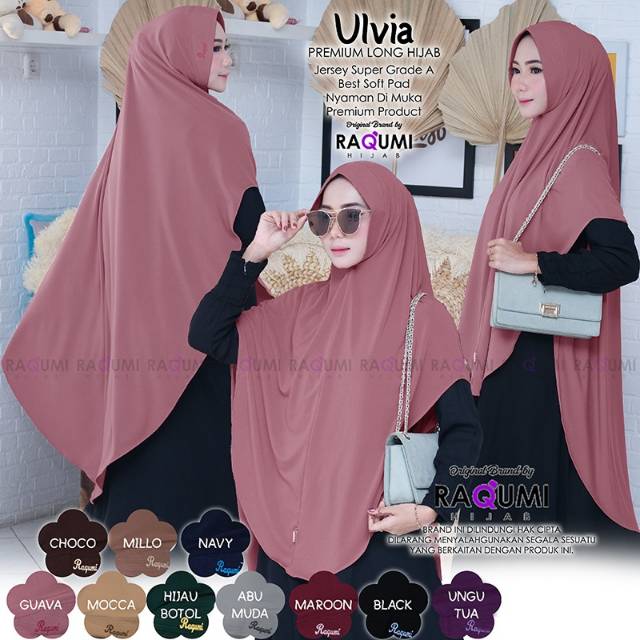 HIJAB JUMBO - ULVIA - JERSEY SUPER GRADE A - BY RAQUMI