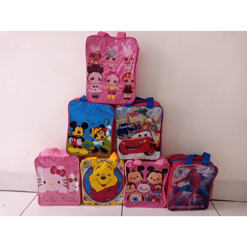 

Tas Souvenir Ulang Tahun Anak Goodie Bag Karakter Lucu - Random Motif dan Warna