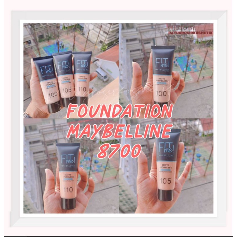 PROMO!!!FOUNDATION MAYBELLINE FIT ME MATTE PORELESS NO.8700